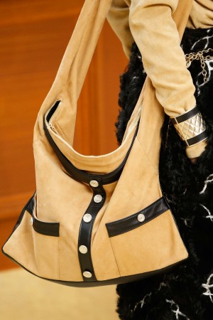 Chanel BeigeBlack Girl Bag Fall 2015