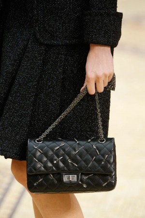 Chanel Black Embellished Reissue Bag Fall 2015