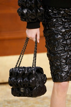 Chanel Black Quilted Puffed Flap Bag 2 Fall 2015