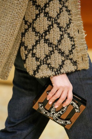 Chanel CC Mosaic Embellished Clutch Bag Fall 2015