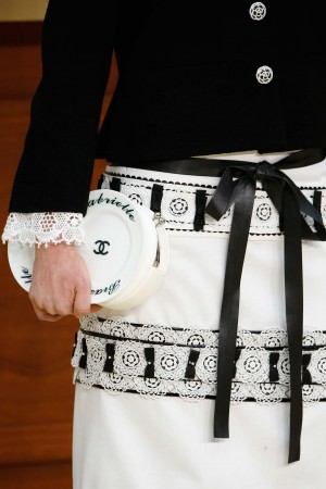 Chanel White Plate Clutch Bag 2 Fall 2015