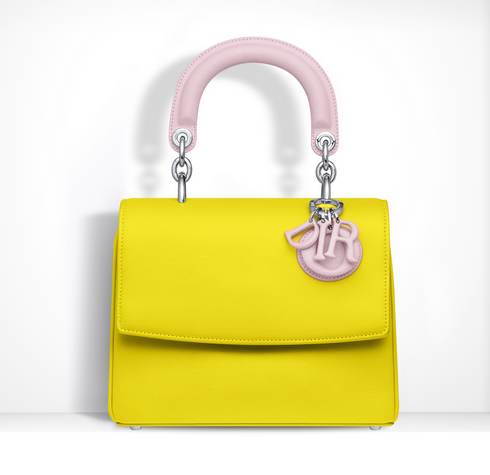 Dior Bright YellowRose Dragee Be Dior Mini Bag - Spring 2015