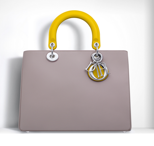 Dior DuneCelesteBright Yellow Diorissimo Bag - Spring 2015