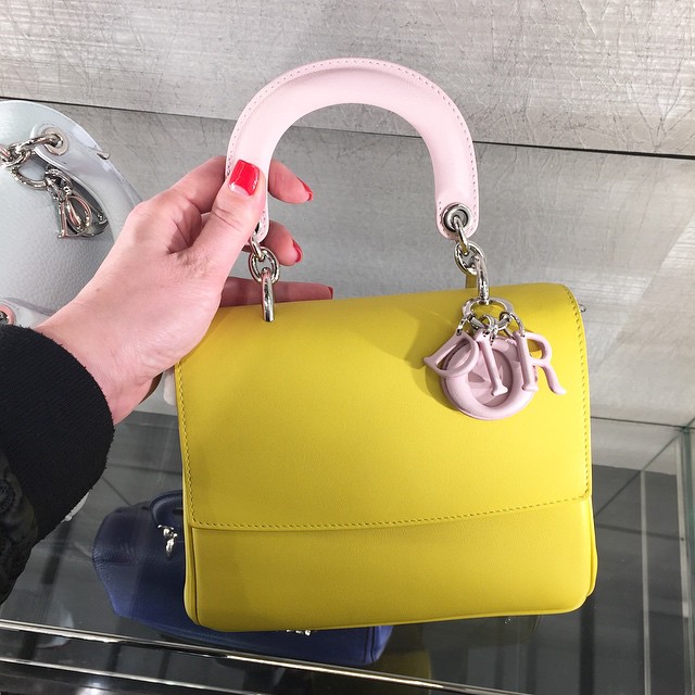 Be Dior Tricolor in Yellow Bag - Spring 2015