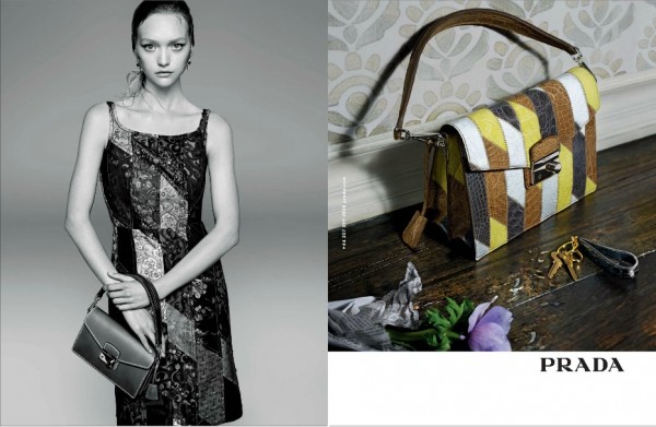 Prada Spring 2015 Flap Lock Bag