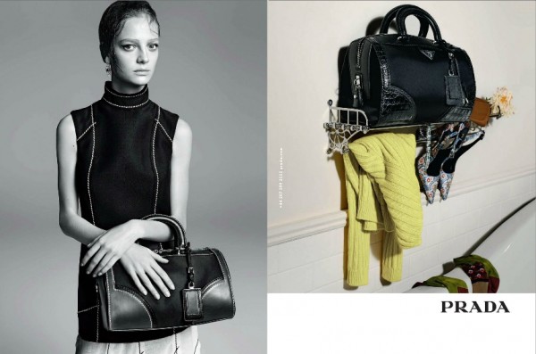 Prada Spring 2015 top handle tote