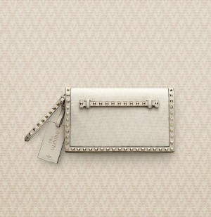 Valentino Ivory Viva Valentino Va Va Voom Clutch Bag