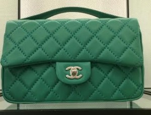 Chanel-Dark-Green-Easy-Carry-Large-Bag