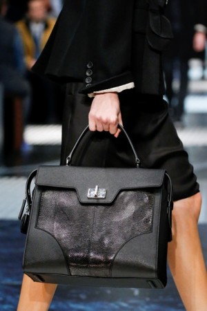 Prada-Black-LizardLeather-Tote-Bag