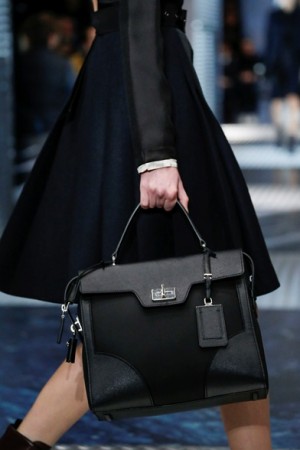 Prada-Black-NylonLeather-Tote-Bag