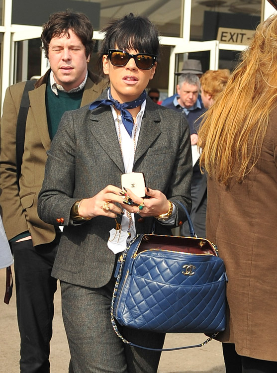 Lily Allen Chanel bowling Bag