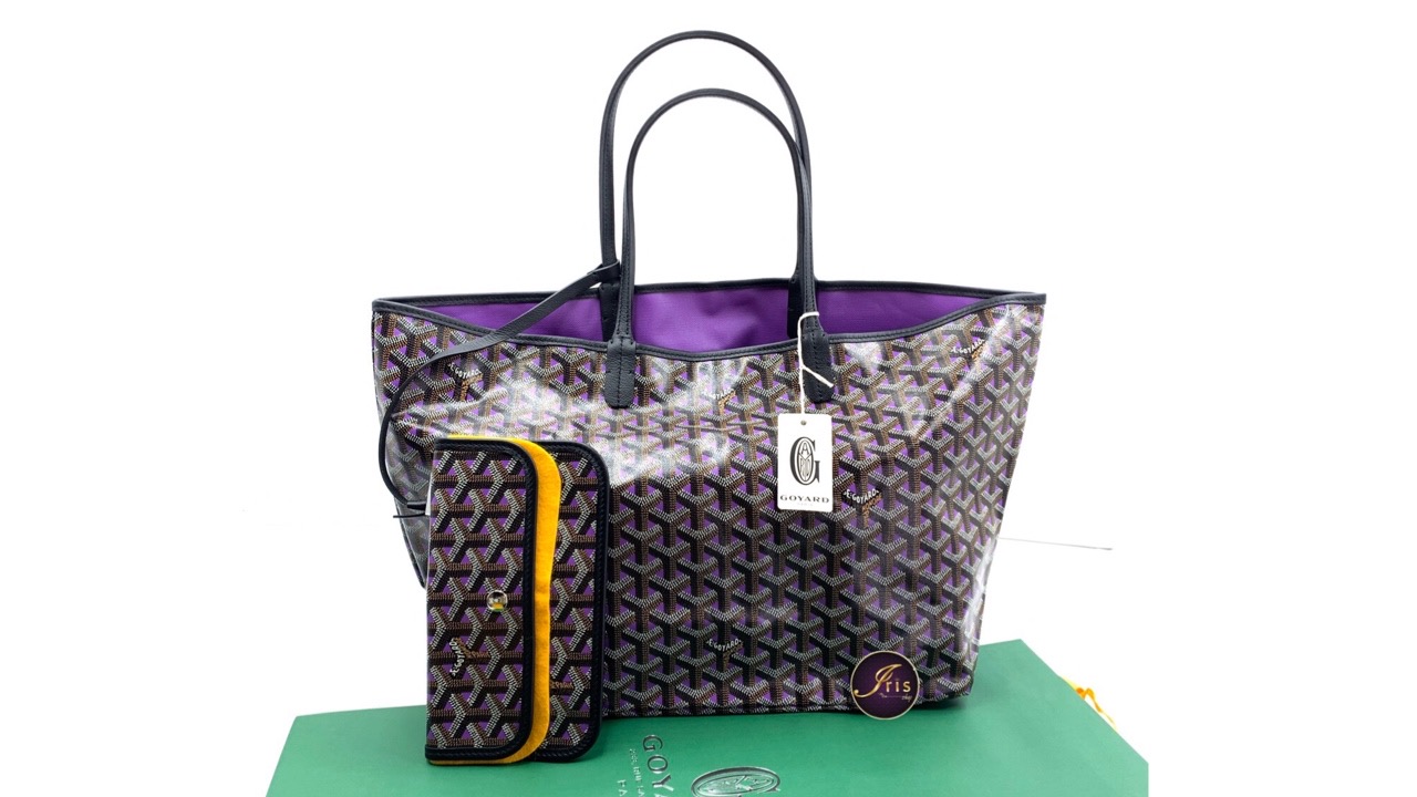 The Purple & Opaline Saint-Louis Claire-Voie tote bag / Le Saint