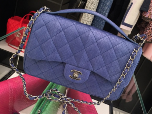 Chanel-Violet-Elaphe-Easy-Carry-Large-Bag