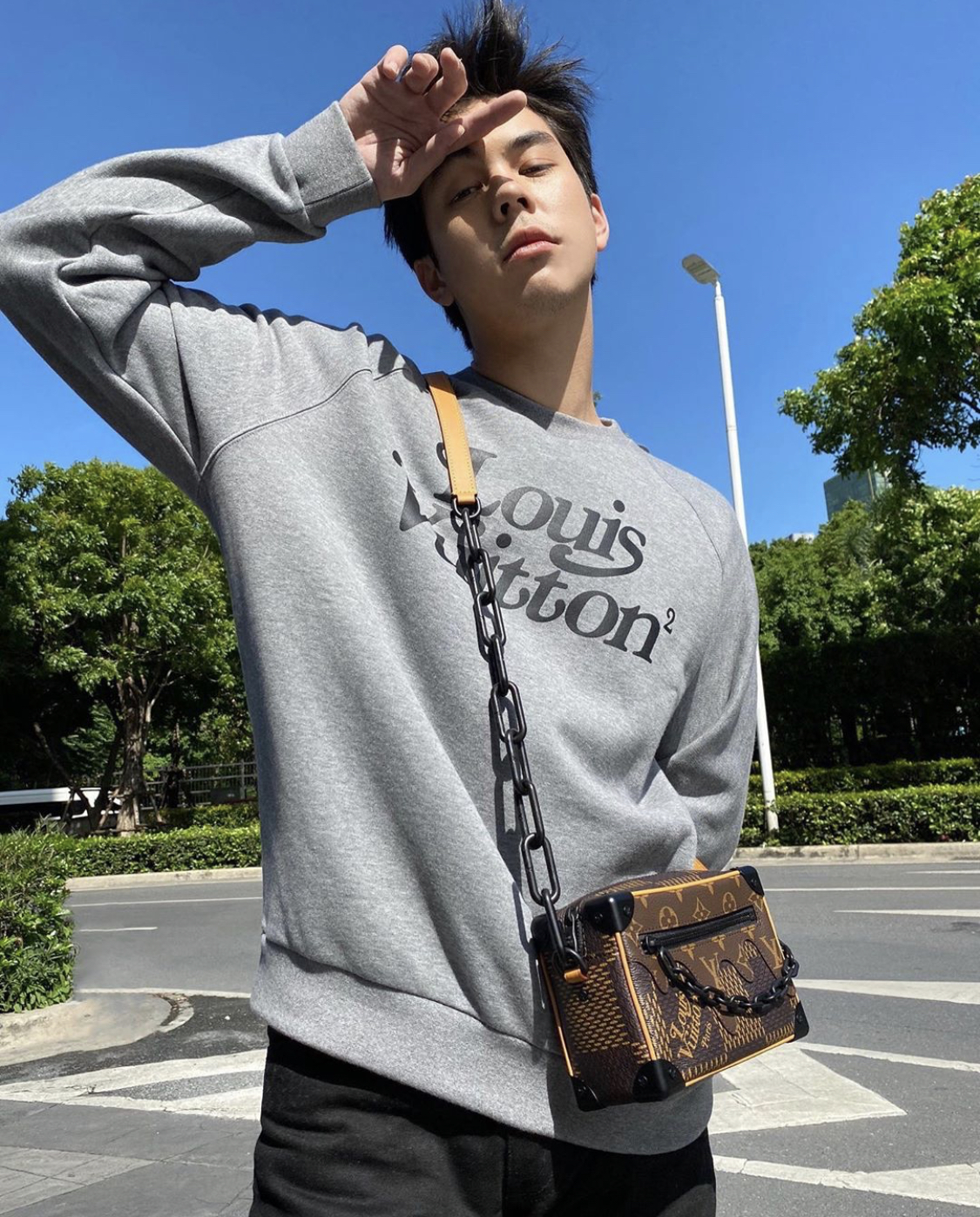 Louis Vuitton Monogram Nigo Soft Trunk