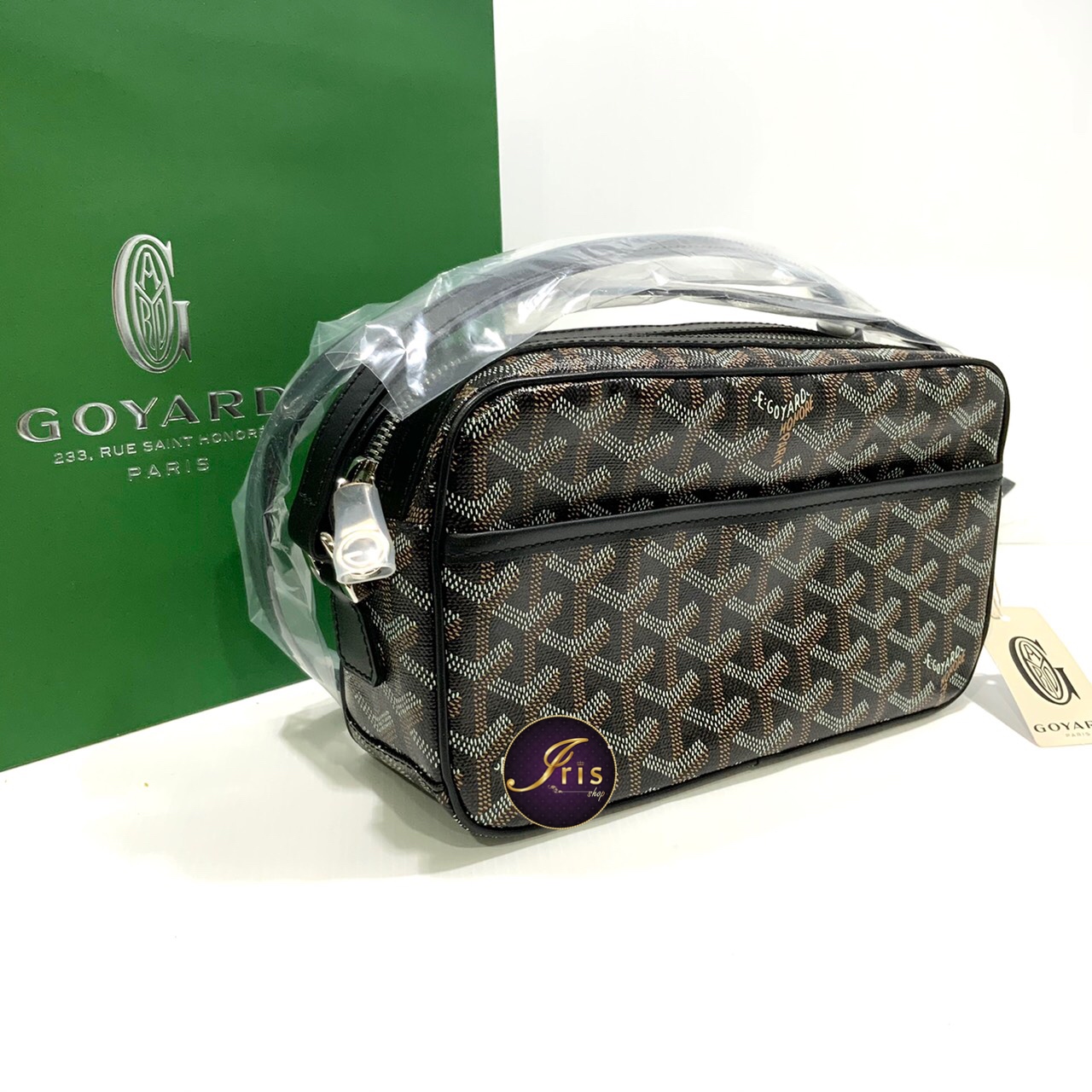 Goyard Cap Vert Crossbody Goyardine Black  The Accessory Circle – The  Accessory Circle by X Terrace