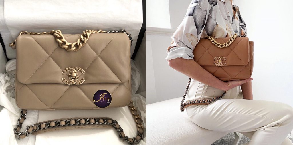 Chanel 19 dark 2025 beige