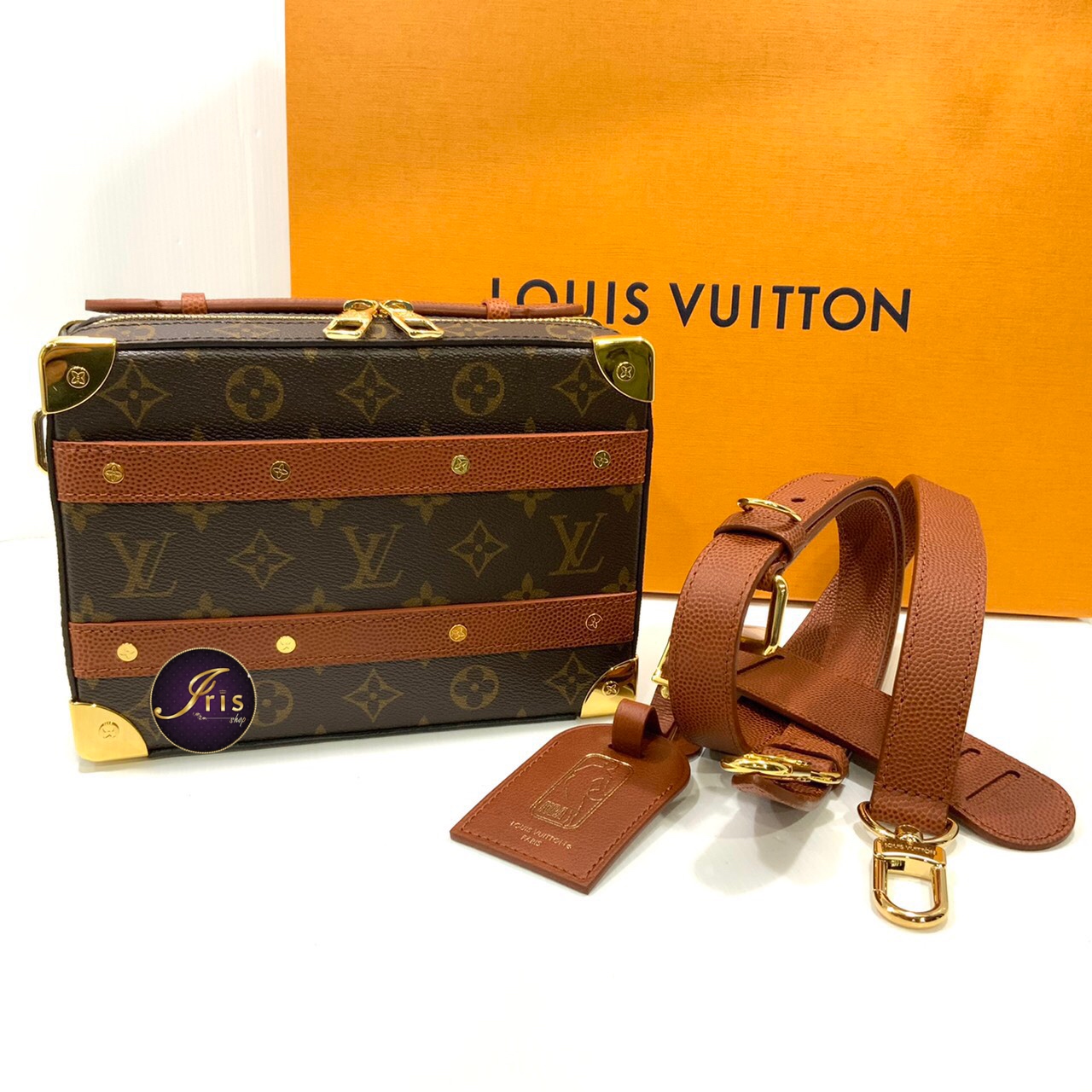 Louis Vuitton lvxnba handle trunk schoudertas bruin