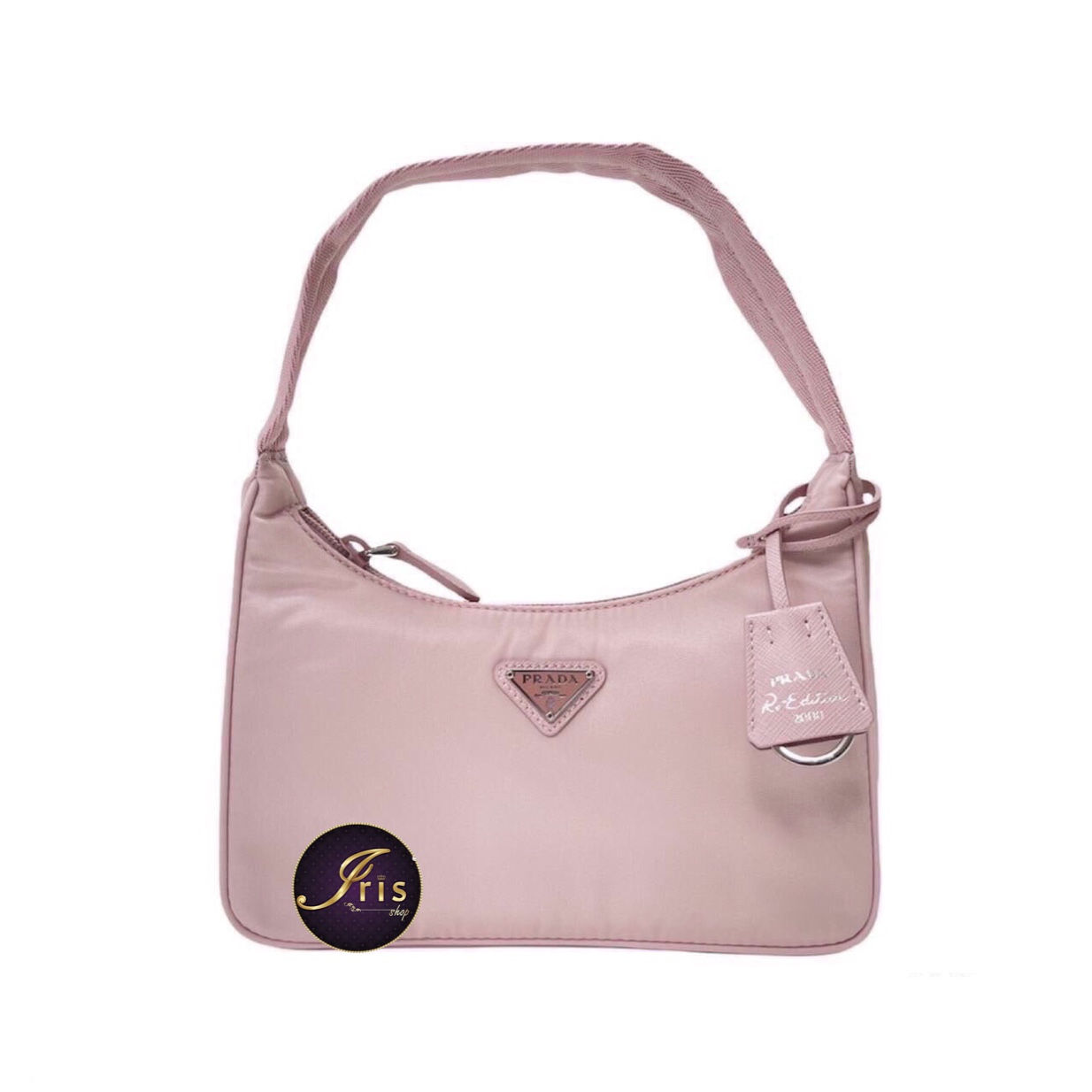 Prada Re-Edition 2000 Re-Nylon Mini Bag Alabaster Pink in Re-Nylon