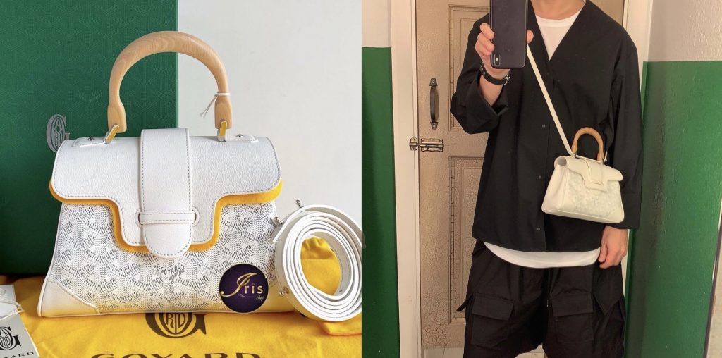 กระเป๋า Goyard mini saigon souple bag in white ของใหม่ พร้อมส่ง‼️ – Iris  Shop