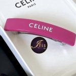 กิ๊บผม Celine monochroms hair clip in pink/white ของใหม่ พร้อมส่ง‼️