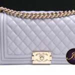 กระเป๋า Chanel boy 10” light purple caviar light gold hardware ของใหม่ พร้อมส่ง‼️