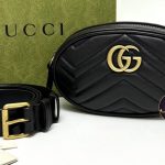 กระเป๋า Gucci marmont belt bag in black…Used พร้อมส่ง‼️