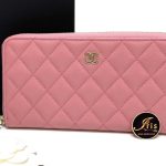กระเป๋าสตางค์ Chanel zippy wallet pink caviar Ghw ของใหม่ พร้อมส่ง‼️