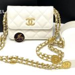 กระเป๋า Chanel clutch with chain white caviar Ghw ของใหม่ พร้อมส่ง‼️